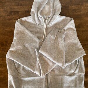 All in Motion Target Cropped Heathered Gray Full Zip Hoodie for Women XXL NWOT!